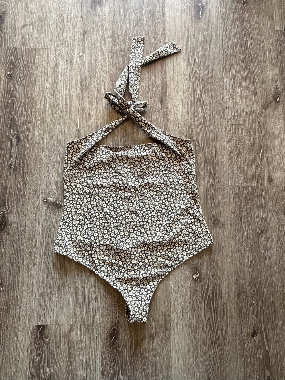 Free People Daisy Print in Black and White